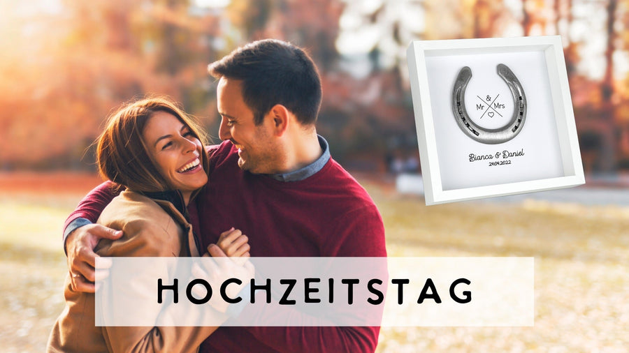Hochzeitstag – Hufeisen-Geschenke