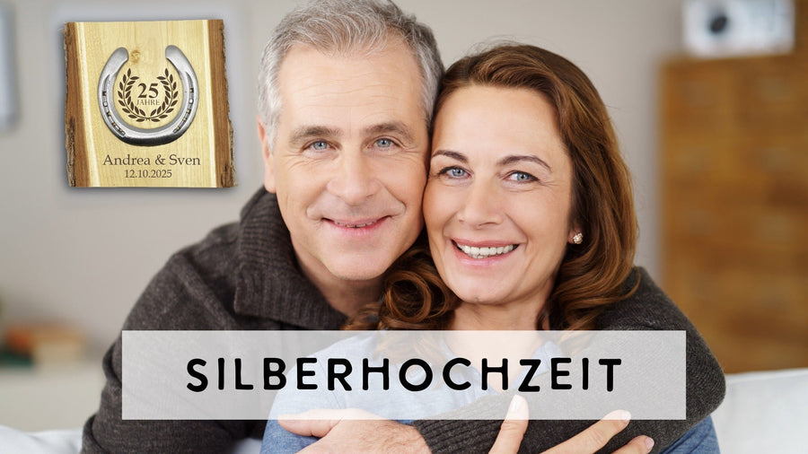 Silberhochzeit – Hufeisen-Geschenke