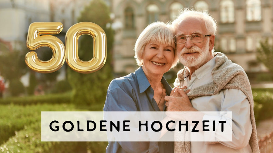 Goldene Hochzeit – Hufeisen-Geschenke