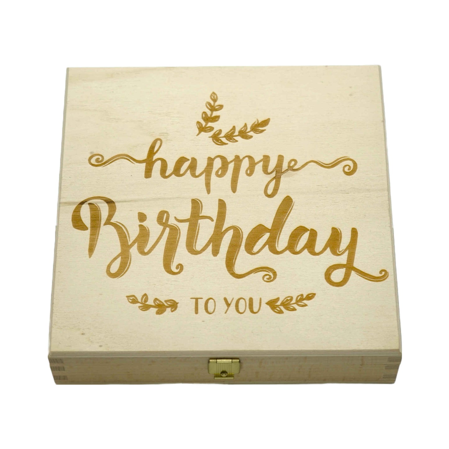 Glückshufeisen mit Geschenkbox "Happy Birthday"