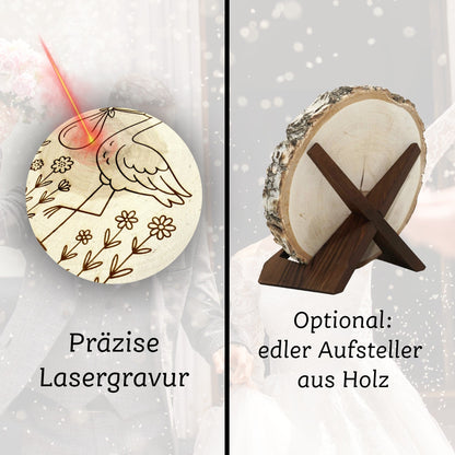 Baumscheibe Hochzeit "Blumenkranz"