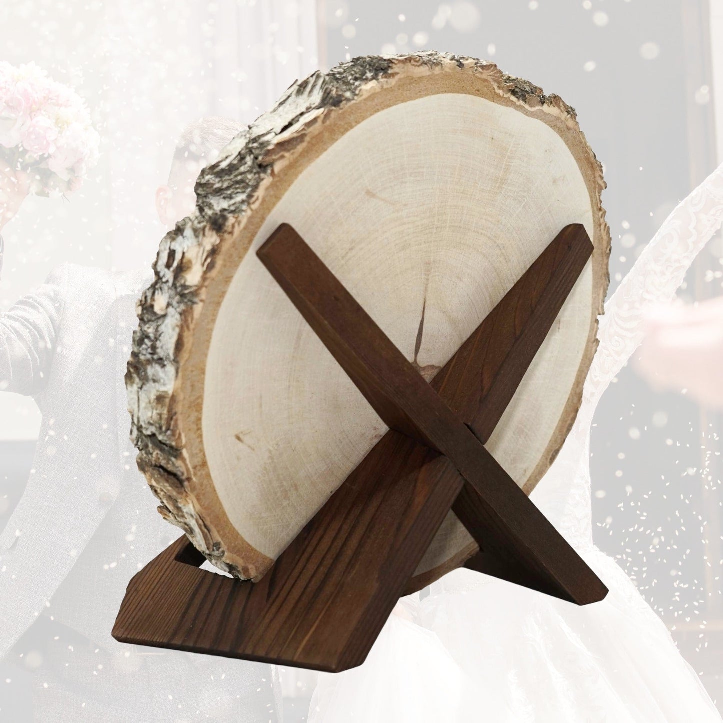 Baumscheibe Hochzeit "Herz"