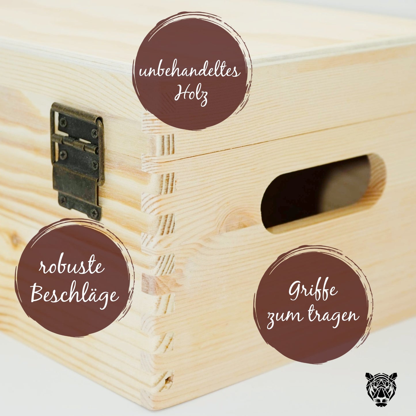 Erinnerungskiste Hochzeit personalisiert | Holzbox mit Gravur