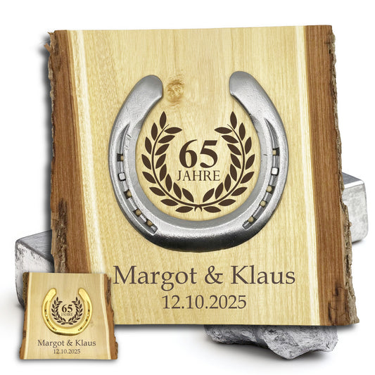 Glückshufeisen Landhaus "Eiserne Hochzeit"