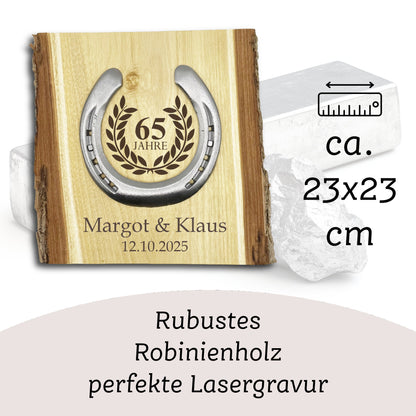 Glückshufeisen Landhaus "Eiserne Hochzeit"