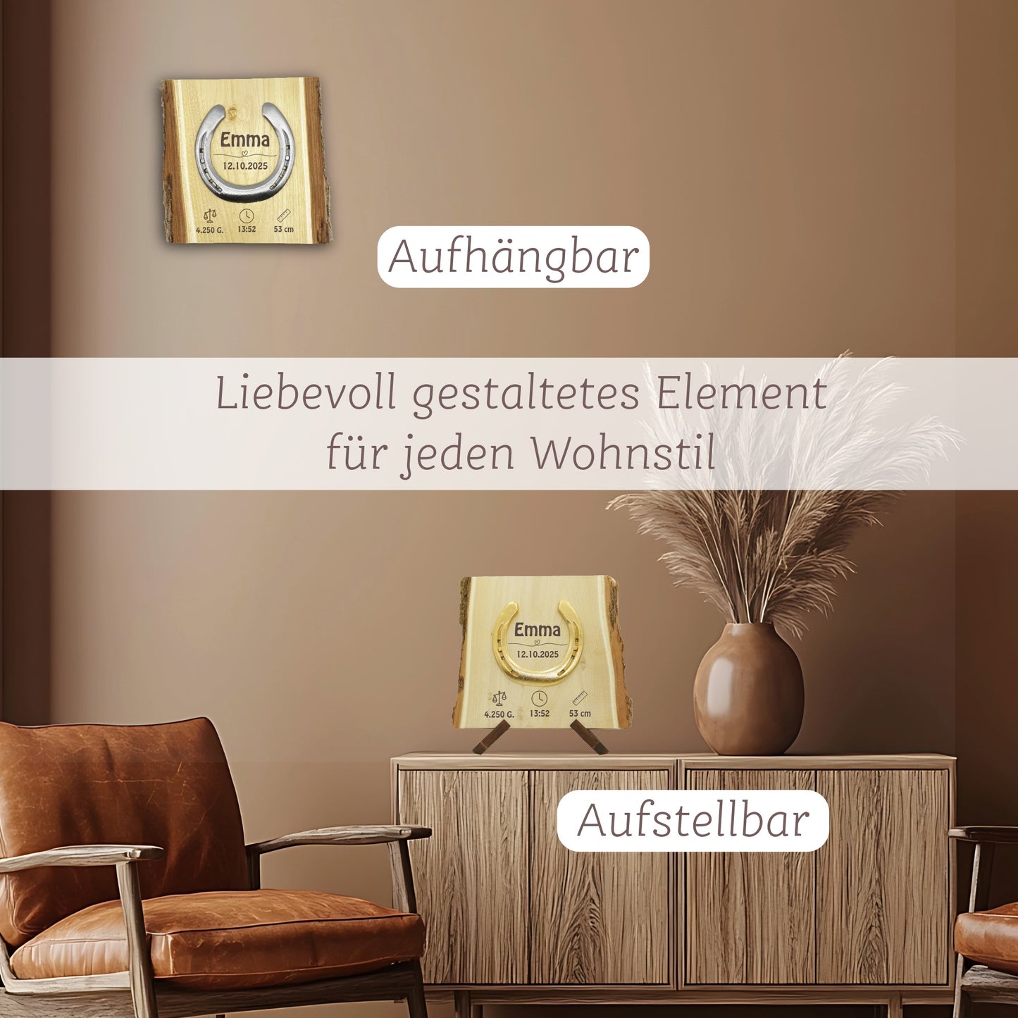 Glückshufeisen Landhaus "Geburt"