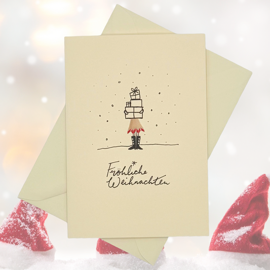 Grußkarte Fröhliche Weihnachten