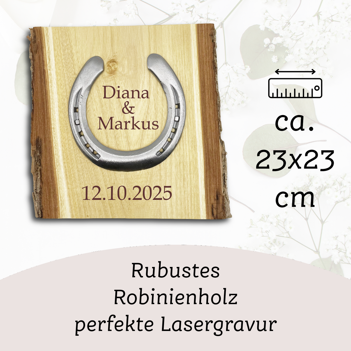 Hochzeitsgeschenk Hufeisen Landhaus