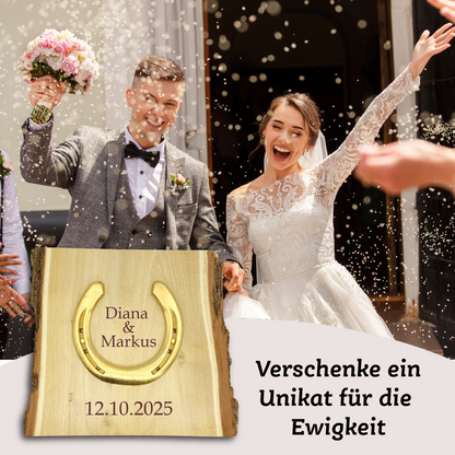 Hochzeitsgeschenk Hufeisen Landhaus
